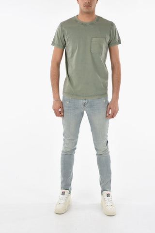 RED TAG T-Shirt T-WORKY a Tinta Unita con Taschino