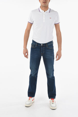 Logoed Buttons D-MIHTRY Straight Jeans 20cm L32