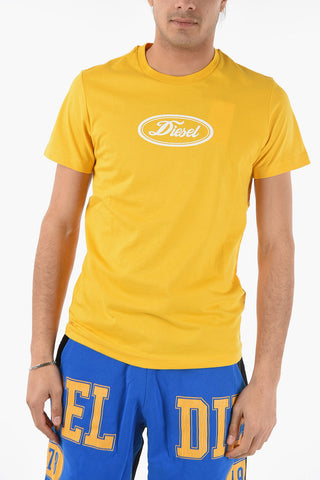 Solid Color Crew-Neck T-DIEGOR-C14 T-Shirt