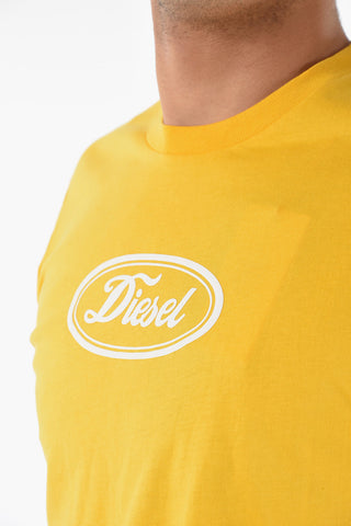 Solid Color Crew-Neck T-DIEGOR-C14 T-Shirt