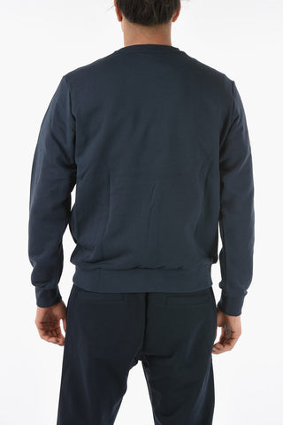 Brushed Cotton S-GIR-DIVISION-LOGO Crew-Neck Sweatshirt