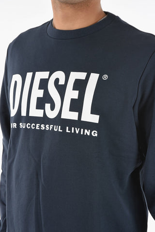 Brushed Cotton S-GIR-DIVISION-LOGO Crew-Neck Sweatshirt