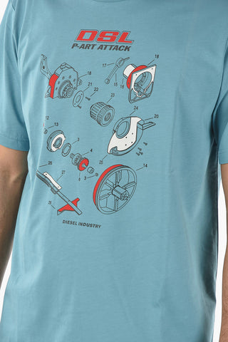 Cotton Crew-neck T-JUST-B53 T-Shirt