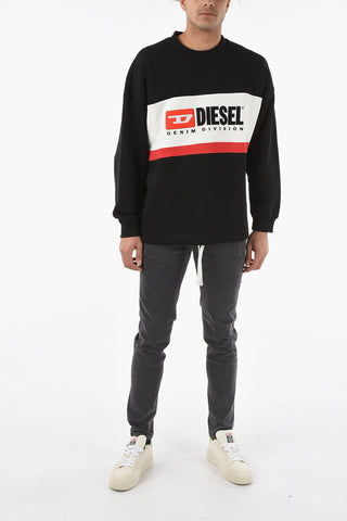 Logo Embroidered Crew-neck S-TREAPY-DIVISION Sweatshirt