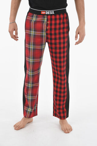 Checked UMLB-DERIK Pyjamas Pants with Drawstring Waist 