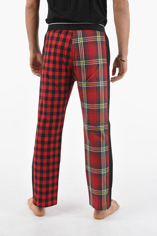 Checked UMLB-DERIK Pyjamas Pants with Drawstring Waist 