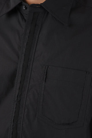 Camicia Casual S-OLSEN in Popeline di Cotone con Abbottonatura Nascosta