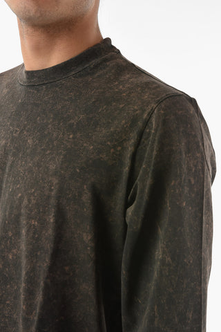 Acid Wash Effect Long Sleeve T-GLYN T-Shirt