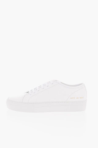 Solid Color Leather TOURNAMENT Low-Top Sneakers