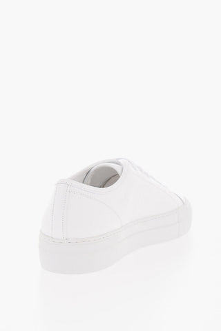 Solid Color Leather TOURNAMENT Low-Top Sneakers
