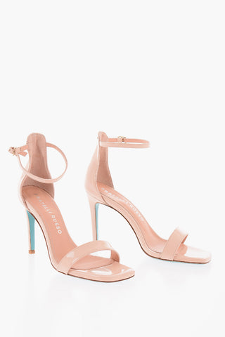 Sandali Ankle Strap in Pelle Lucida 9.5cm