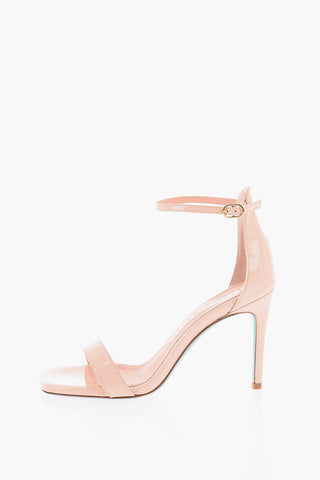 Sandali Ankle Strap in Pelle Lucida 9.5cm
