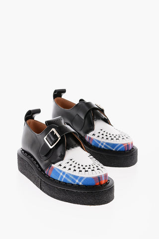 CHARLES JEFFREY LOVERBOY Leather Tassle Loafers with Raised Sole
