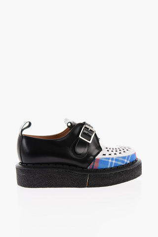CHARLES JEFFREY LOVERBOY Leather Tassle Loafers with Raised Sole