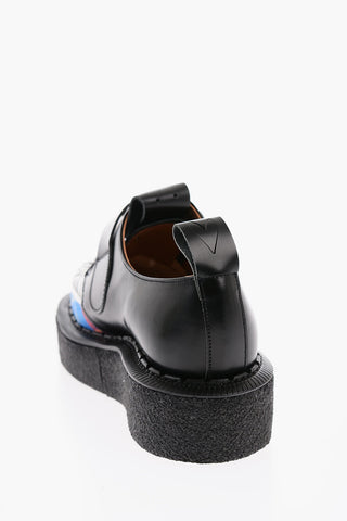 CHARLES JEFFREY LOVERBOY Leather Tassle Loafers with Raised Sole