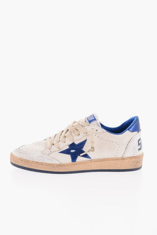 Cracked Leather BALL STAR Sneakers