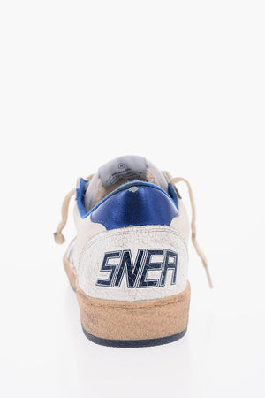Cracked Leather BALL STAR Sneakers