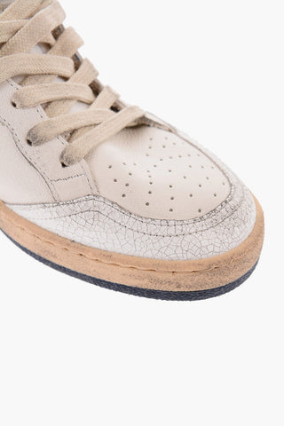 Cracked Leather BALL STAR Sneakers