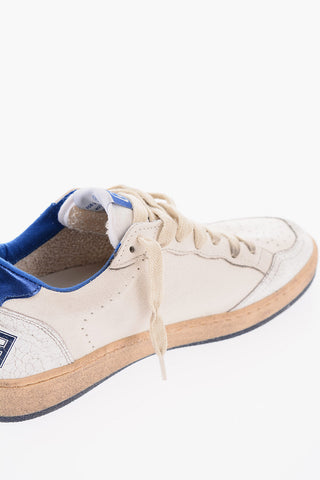 Cracked Leather BALL STAR Sneakers