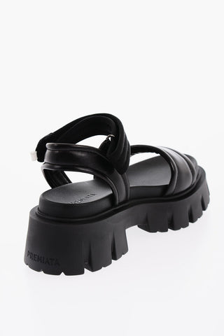 Sandali EGITTO In Nappa con Chiusura In Velcro e Suola Track