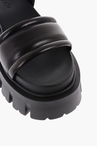 Sandali EGITTO In Nappa con Chiusura In Velcro e Suola Track