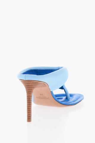 Mules Infradito in Pelle 10cm