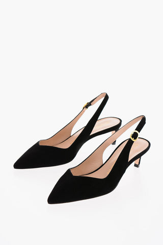 Suede EDITH Slingbacks 6cm