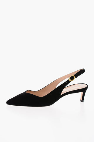 Suede EDITH Slingbacks 6cm