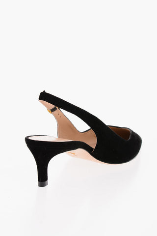 Suede EDITH Slingbacks 6cm