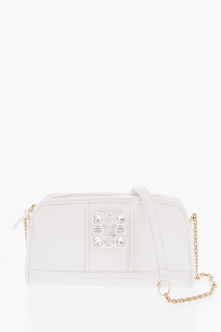 Jewel Buckle WALKYVIV Leather Crossbody Bag
