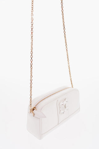 Jewel Buckle WALKYVIV Leather Crossbody Bag