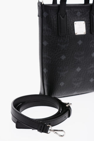 Monogram Motif Eco-leather Mini Tote Bag