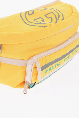 Double Compartment BLIND FOR LOVE Nylon Beltbag