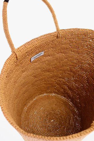 Borsa Tote da Spiaggia in Paglia Toquilla