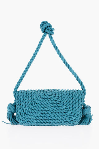 Woven Leather TORCHON Crossbody Bag