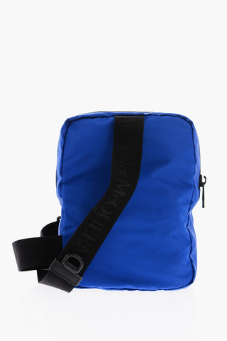 Logoed Zipped Nylon Bag with Adjustable Shoulder Strap