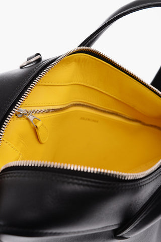 Removable Shoulder Strap TRIANGLE Leather Handbag