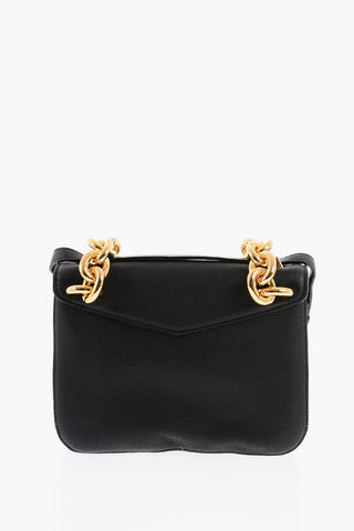 Borsa a Mano in Pelle SMALL MOUNT con Tracolla e Catena