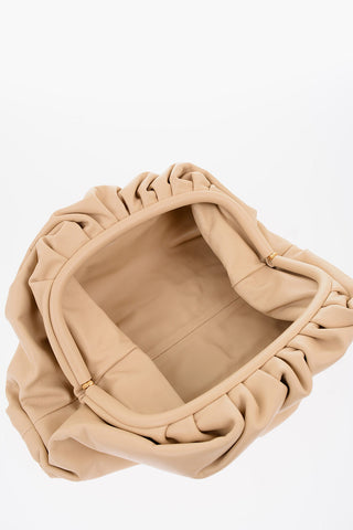 Pochette In Nappa Drappeggiata