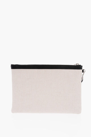 Pochette RIVE GAUCHE in Tela Gesso