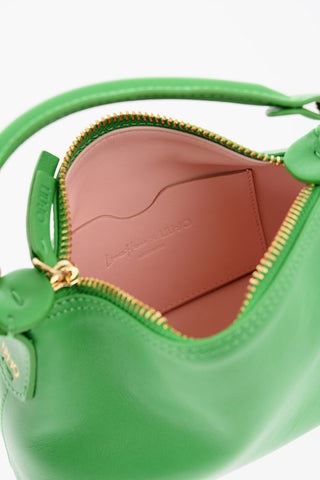LIU-JO X LEONIE HANNE Leather Mini Boho Bag with Removable Shoulder Strap