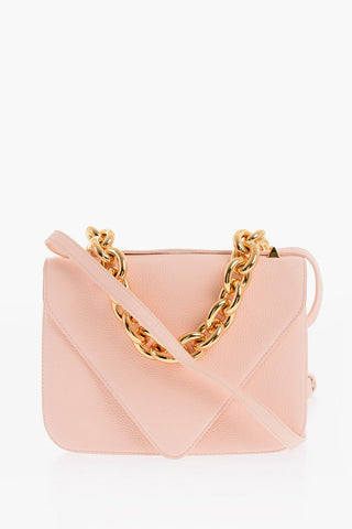 Borsa a Mano in Pelle SMALL MOUNT con Tracolla e Catena