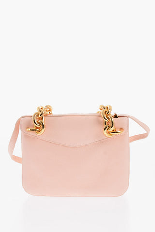Borsa a Mano in Pelle SMALL MOUNT con Tracolla e Catena