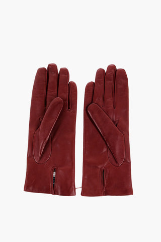 Cashmere and Wool Lined Leather Gloves