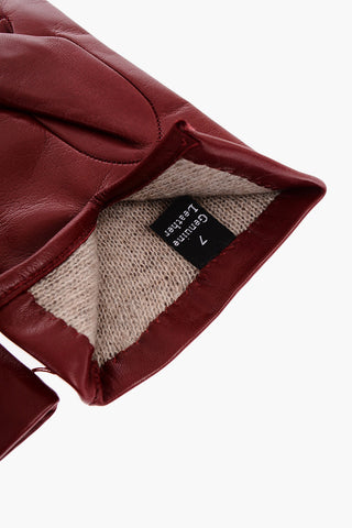 Cashmere and Wool Lined Leather Gloves