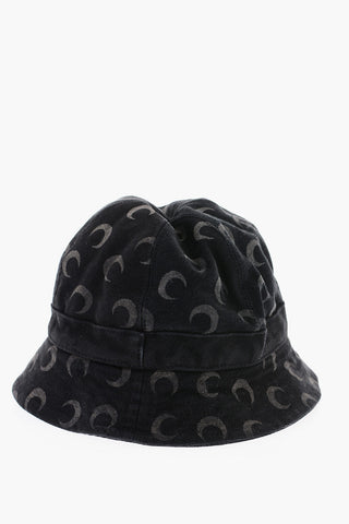 Recycle Denim CRESCENT MOON Bucket Hat