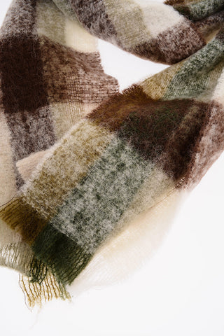 Plaid Wool CORUNDA Scarf