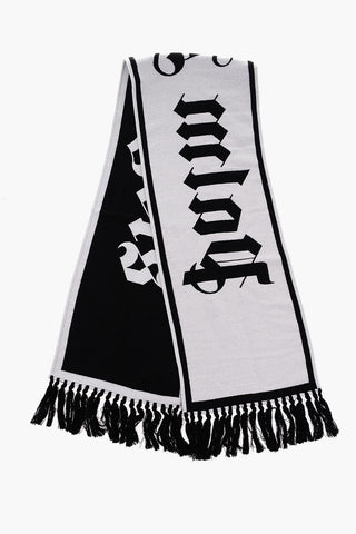 Sciarpa MACRO LOGO in Lana e Cotone