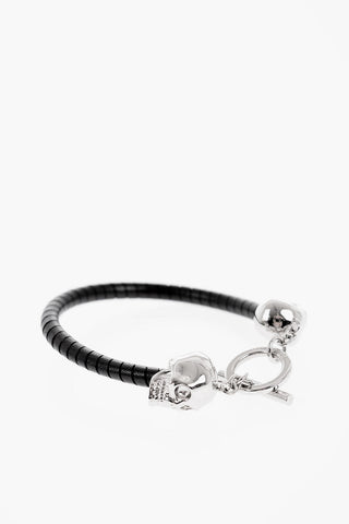 Leather SKULL bracelet