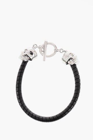 Leather SKULL bracelet